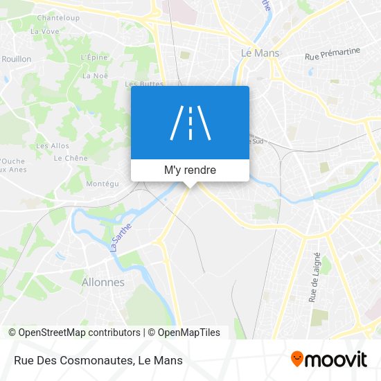 Rue Des Cosmonautes plan