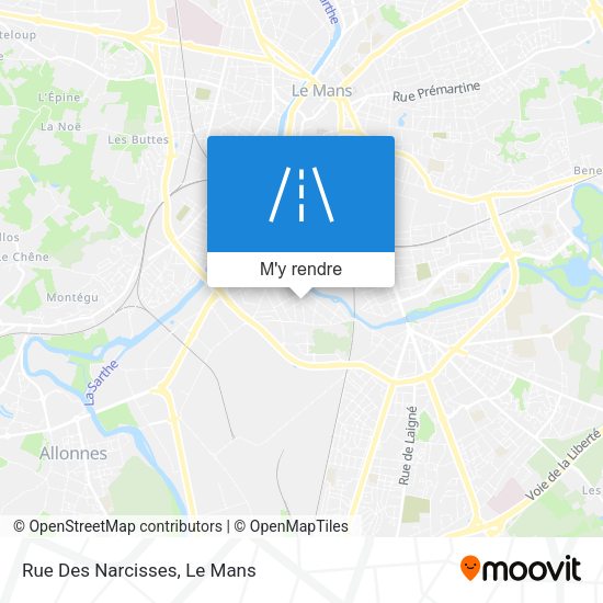 Rue Des Narcisses plan