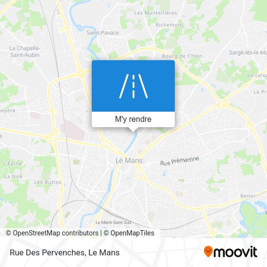 Rue Des Pervenches plan
