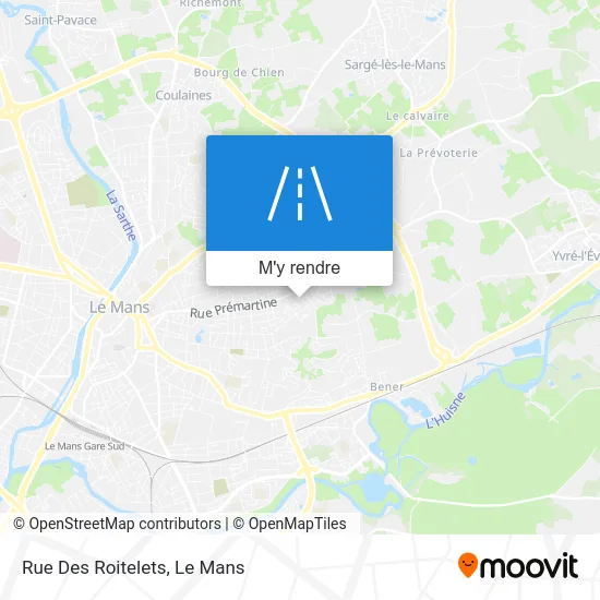 Rue Des Roitelets plan