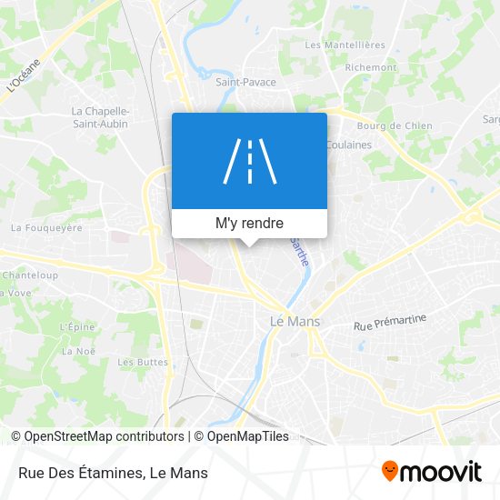 Rue Des Étamines plan