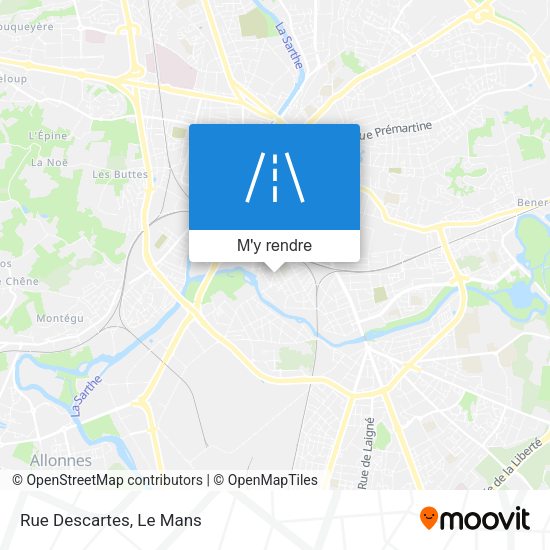 Rue Descartes plan