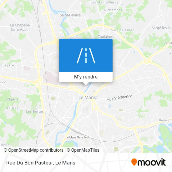 Rue Du Bon Pasteur plan