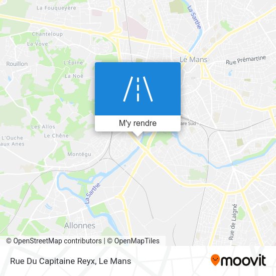 Rue Du Capitaine Reyx plan