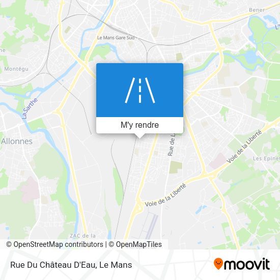 Rue Du Château D'Eau plan
