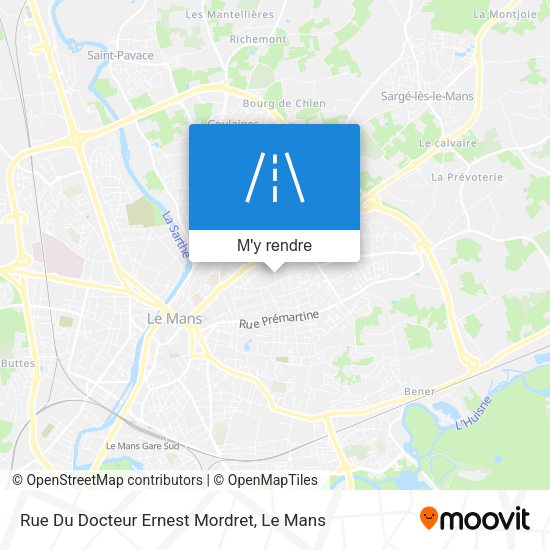 Rue Du Docteur Ernest Mordret plan