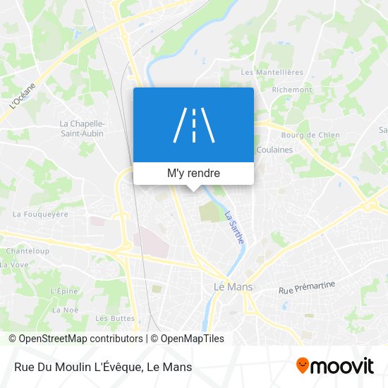 Rue Du Moulin L'Évêque plan