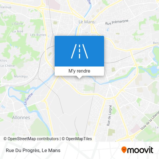 Rue Du Progrès plan