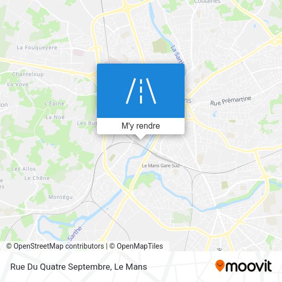 Rue Du Quatre Septembre plan
