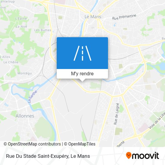 Rue Du Stade Saint-Exupéry plan