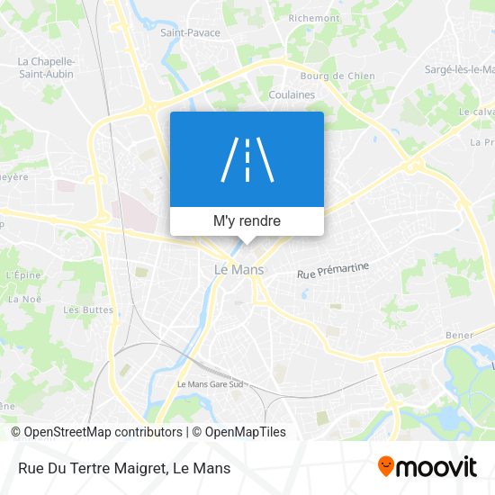 Rue Du Tertre Maigret plan