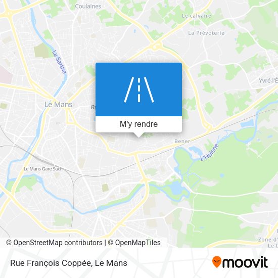 Rue François Coppée plan