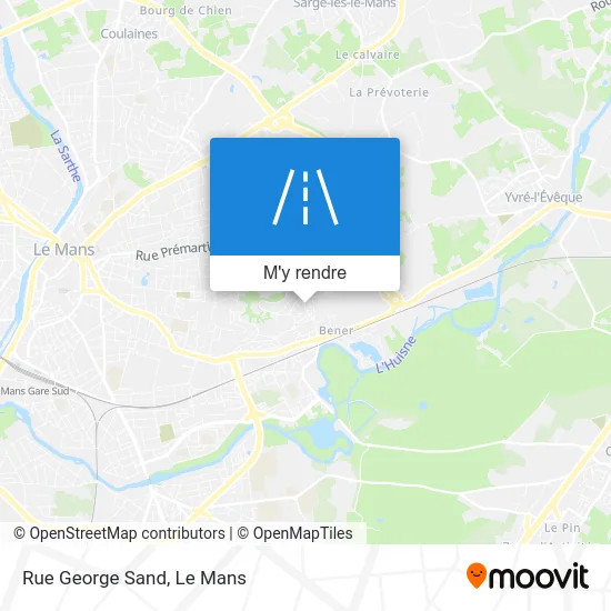 Rue George Sand plan