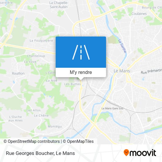 Rue Georges Boucher plan