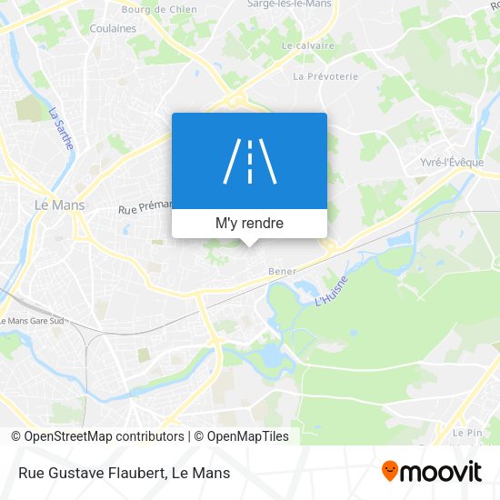 Rue Gustave Flaubert plan