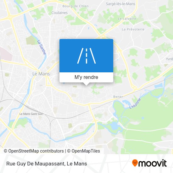 Rue Guy De Maupassant plan