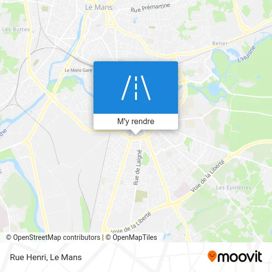 Rue Henri plan