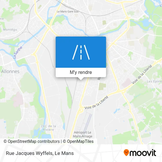 Rue Jacques Wyffels plan