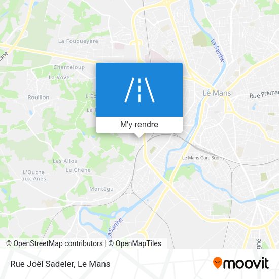 Rue Joël Sadeler plan