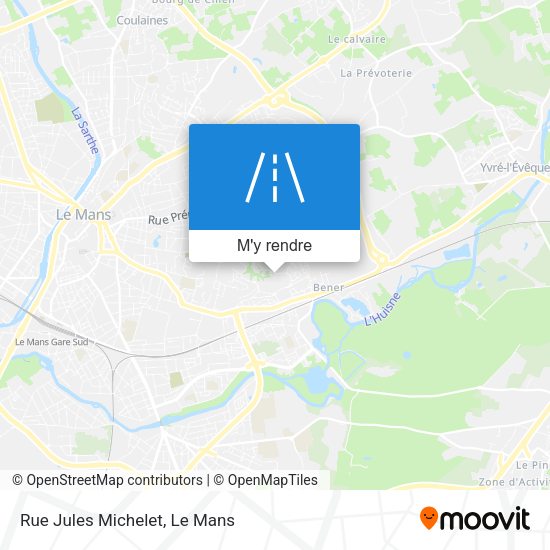 Rue Jules Michelet plan