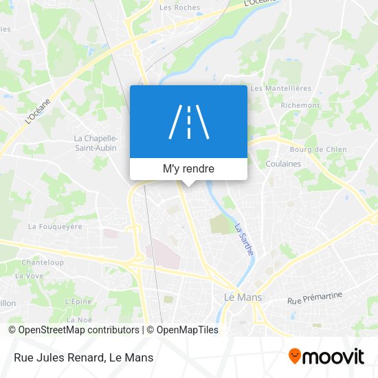 Rue Jules Renard plan