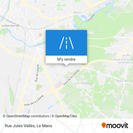 Rue Jules Vallès plan