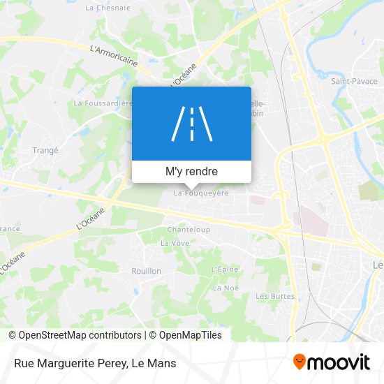 Rue Marguerite Perey plan