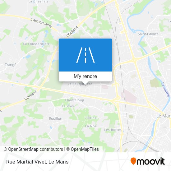 Rue Martial Vivet plan