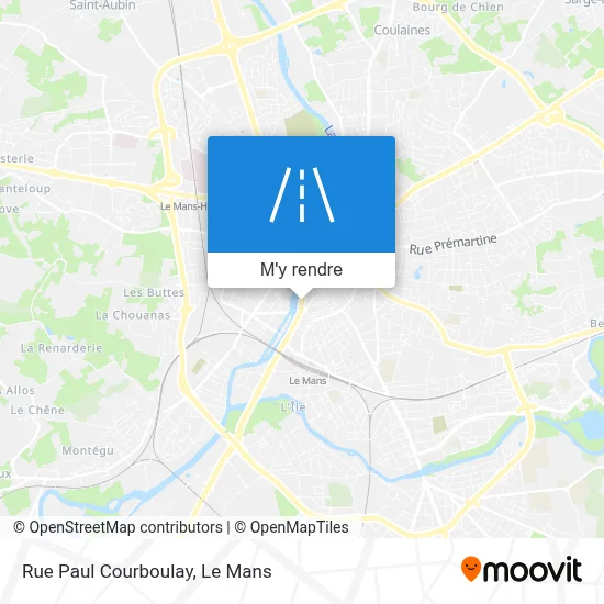 Rue Paul Courboulay plan