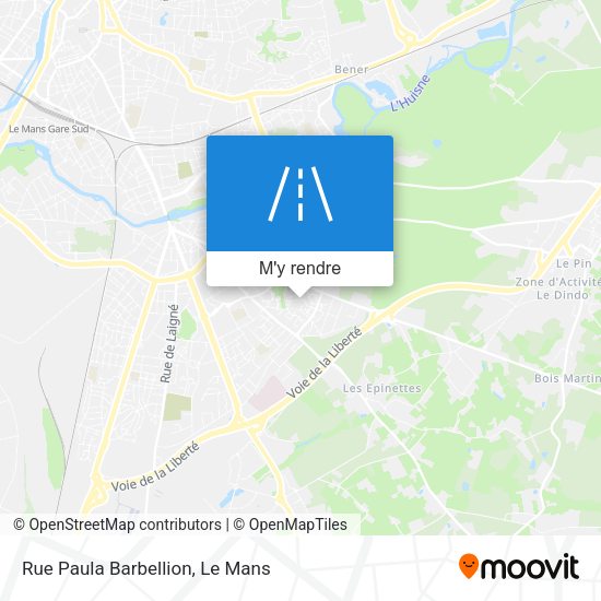 Rue Paula Barbellion plan
