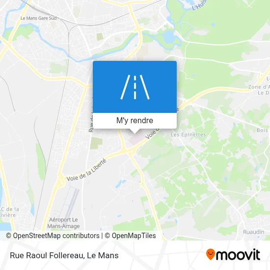 Rue Raoul Follereau plan