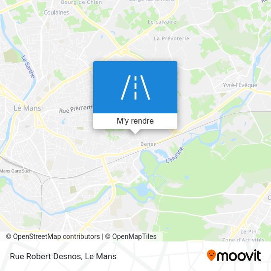Rue Robert Desnos plan