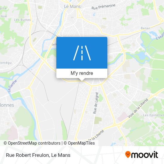 Rue Robert Freulon plan