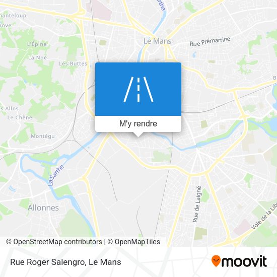 Rue Roger Salengro plan