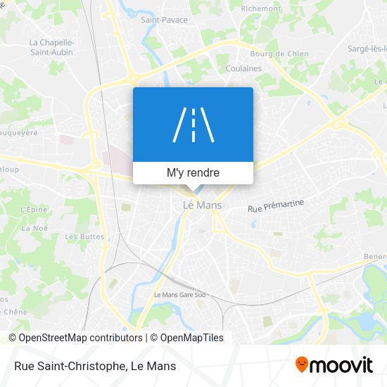 Rue Saint-Christophe plan