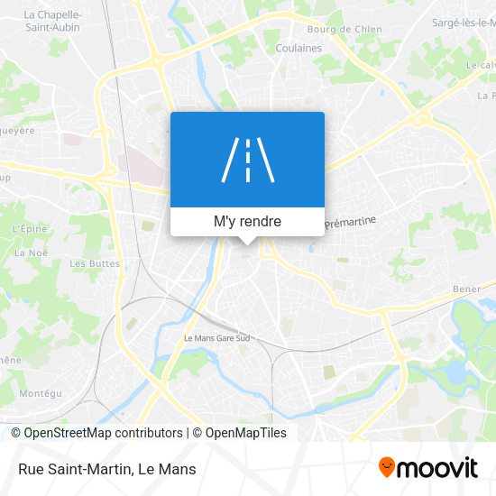 Rue Saint-Martin plan