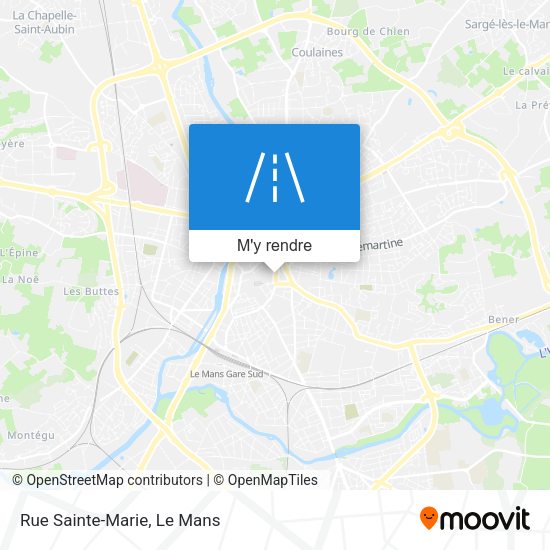 Rue Sainte-Marie plan
