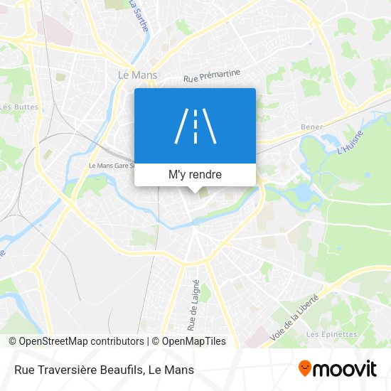 Rue Traversière Beaufils plan