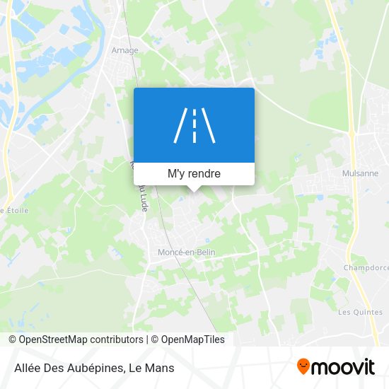 Allée Des Aubépines plan