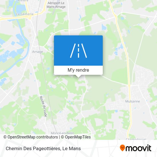 Chemin Des Pageottières plan