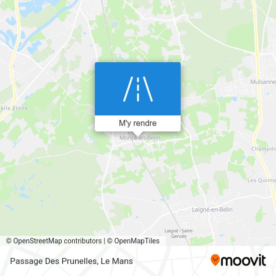 Passage Des Prunelles plan