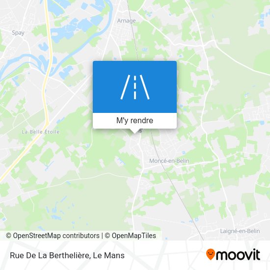 Rue De La Berthelière plan