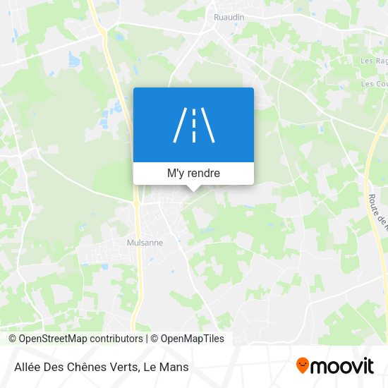 Allée Des Chênes Verts plan