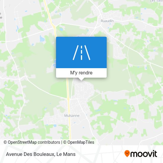 Avenue Des Bouleaux plan