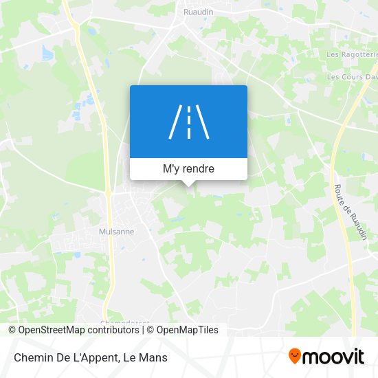 Chemin De L'Appent plan