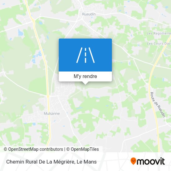Chemin Rural De La Mégrière plan