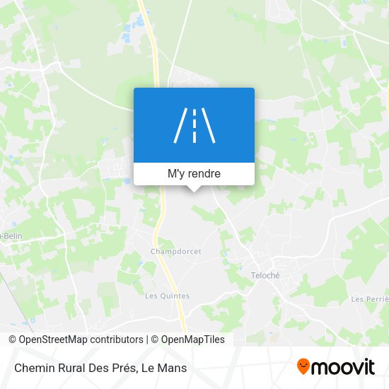 Chemin Rural Des Prés plan