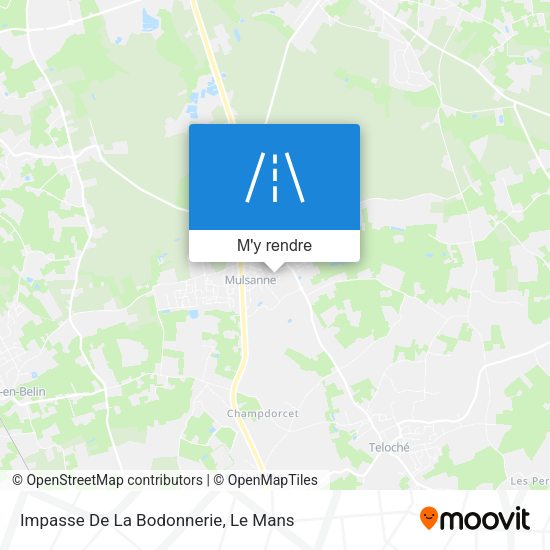 Impasse De La Bodonnerie plan