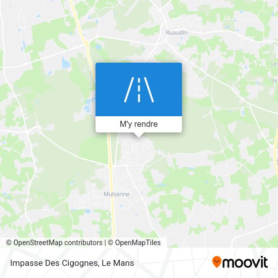 Impasse Des Cigognes plan