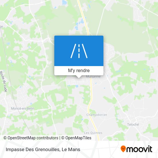 Impasse Des Grenouilles plan